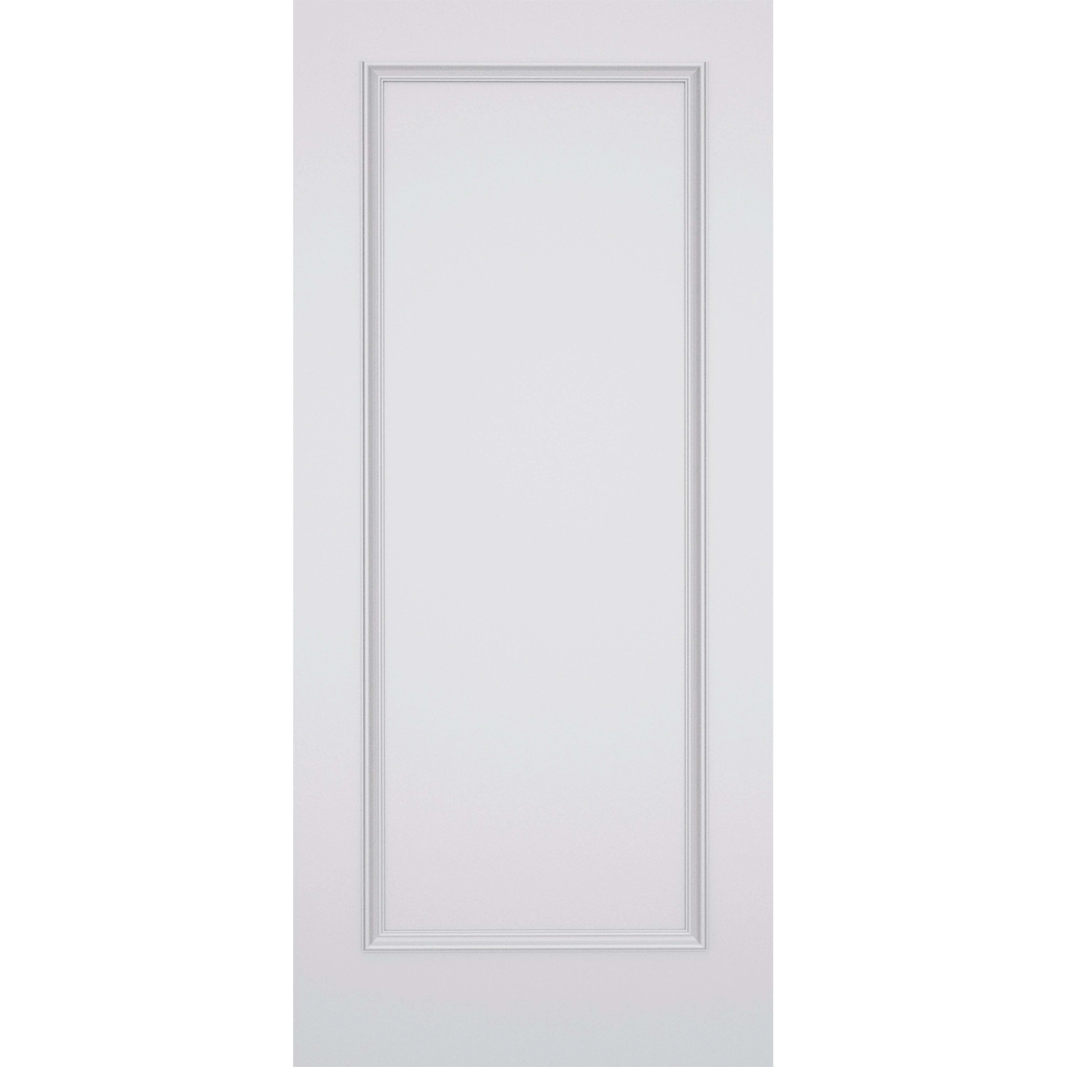 1 Panel 80 x 36 x 1-3/8 Smooth Hollow Door Raised